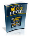 Thumbnail Build Me a 50 000 List Fast (PLR)