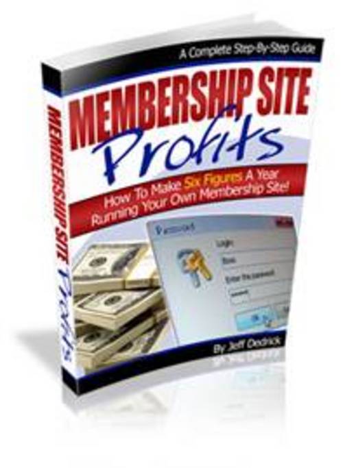 Product picture Membership Site Profits.zip