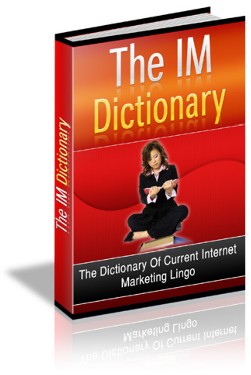 Product picture THE IM DICTIONARY.zip