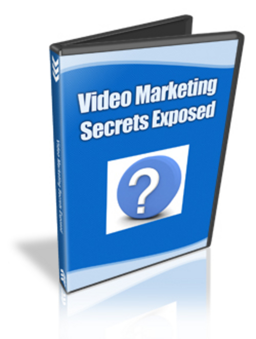 Product picture Video Marketing Secrets Exposed Video Series Mrr.zip
