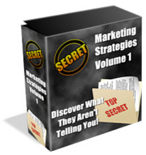 Product picture Secret marketing strategies volume 1-30 PLR 1500 Total.zip