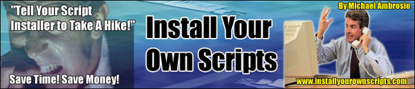 Product picture Install Your Own Scripts PLR/MRR Package