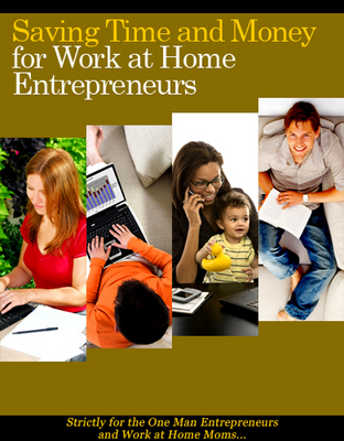 Product picture *NewSaving Time and Money for Work at Home Entrepreneurs PLR