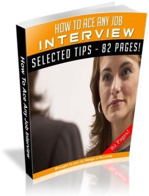 Product picture How To Ace Any Job Interview MRR