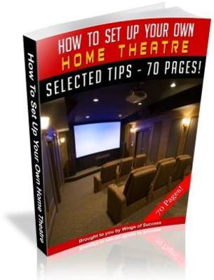 Product picture How To Set Up Your Own Home Theatre MRR