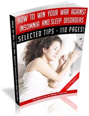 Product picture How To Win Your War Against Insomnia And Sleep Disorders MRR