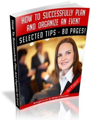 Product picture How To Successfully Plan And Organize An Event MRR