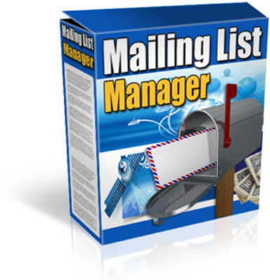 Product picture Mailing List Manager MRR