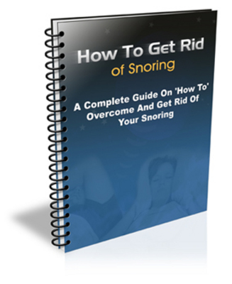 Product picture How to Get Rid of Snoring MRR
