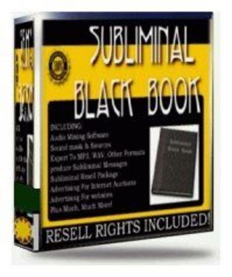 Product picture SUBLIMINAL BLACK BOOK  