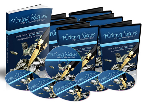 Product picture Writing Riches with Minimal Effort  eBook and Video Ser.rar