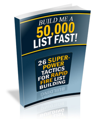 Product picture Build Me a 50 000 List Fast (PLR)