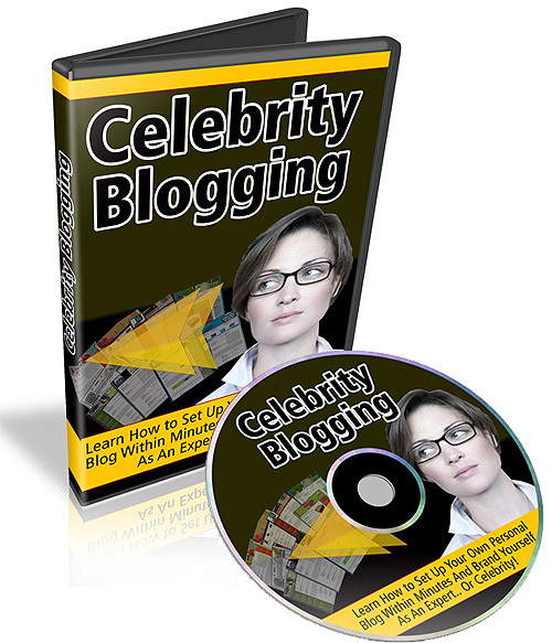 Product picture Celebrity Blogging Video Series With Master Resell Rights.rar