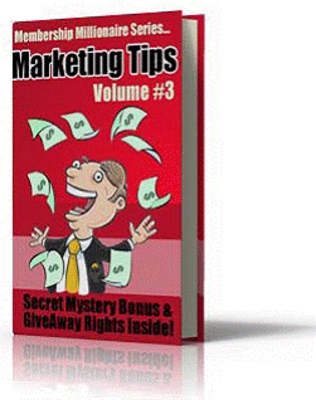 Product picture Membership Millionaire Marketing Tips Volume3