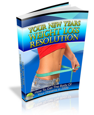 Product picture Your New Years Weight Loss Resolution (PLR)
