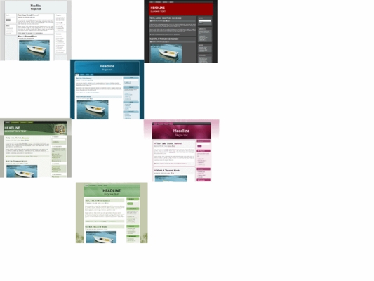 Product picture 6 wordpress themes (PLR)